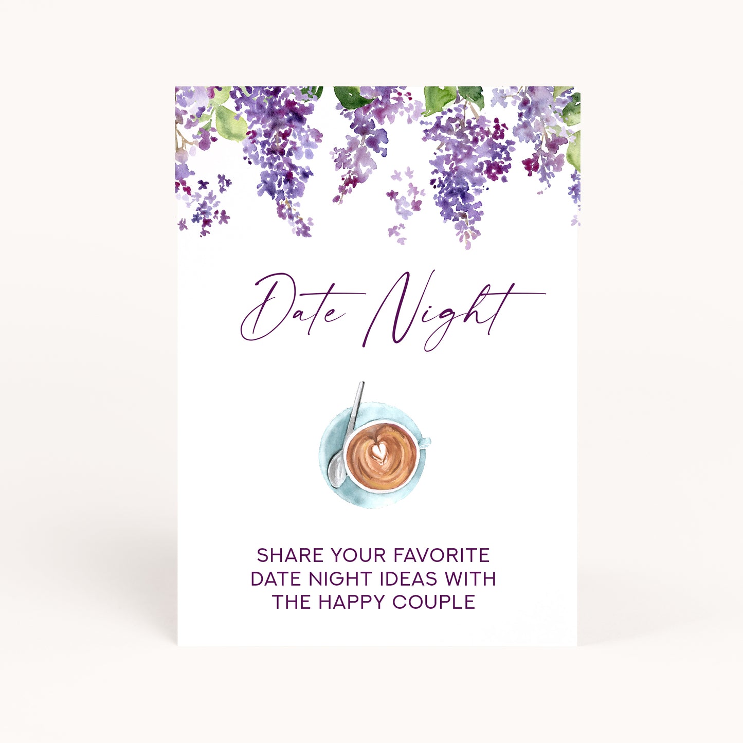 Bridgerton Bridal Shower Date Night Cards Printables