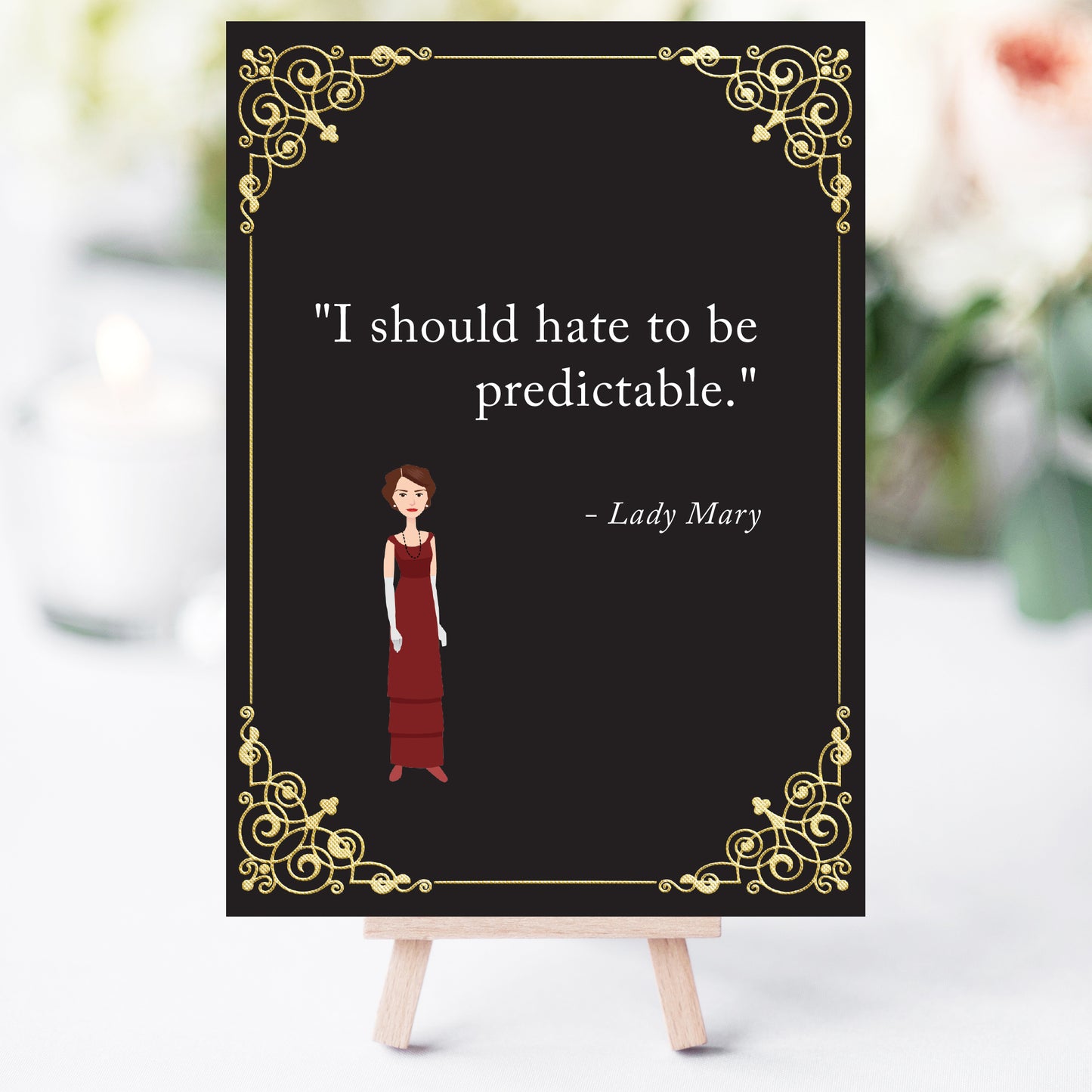 Downton Party Quotes Printables