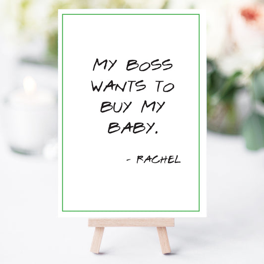 Friends Baby Shower Quote Printables