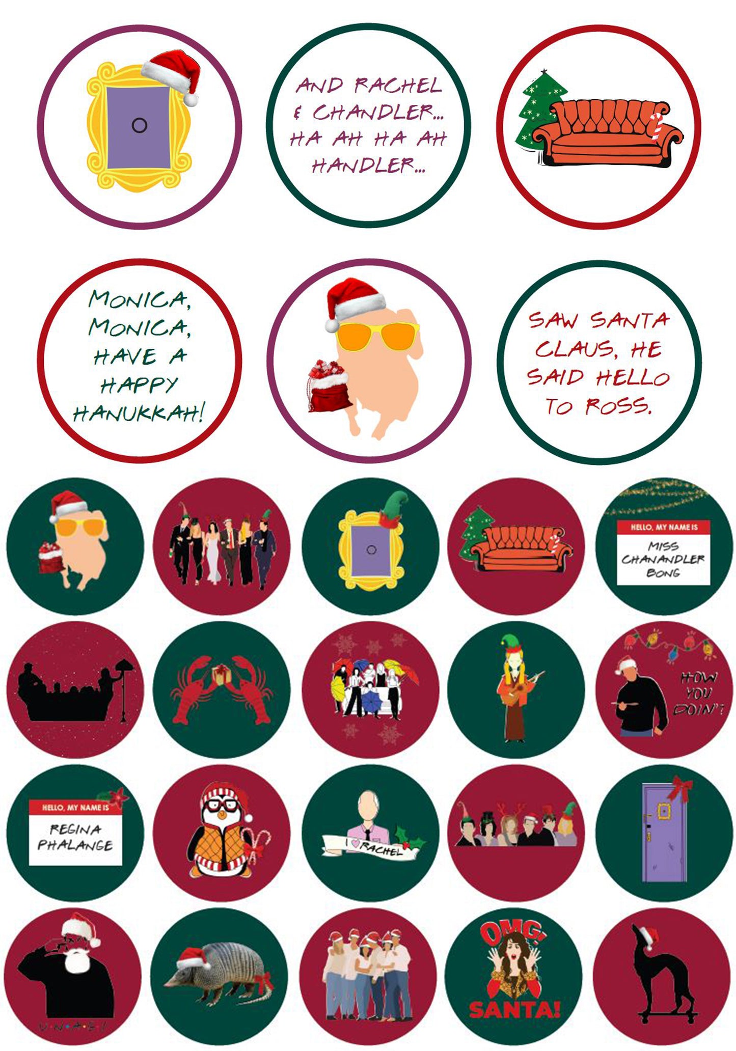 The Ultimate Friends Holiday Party Printable Package