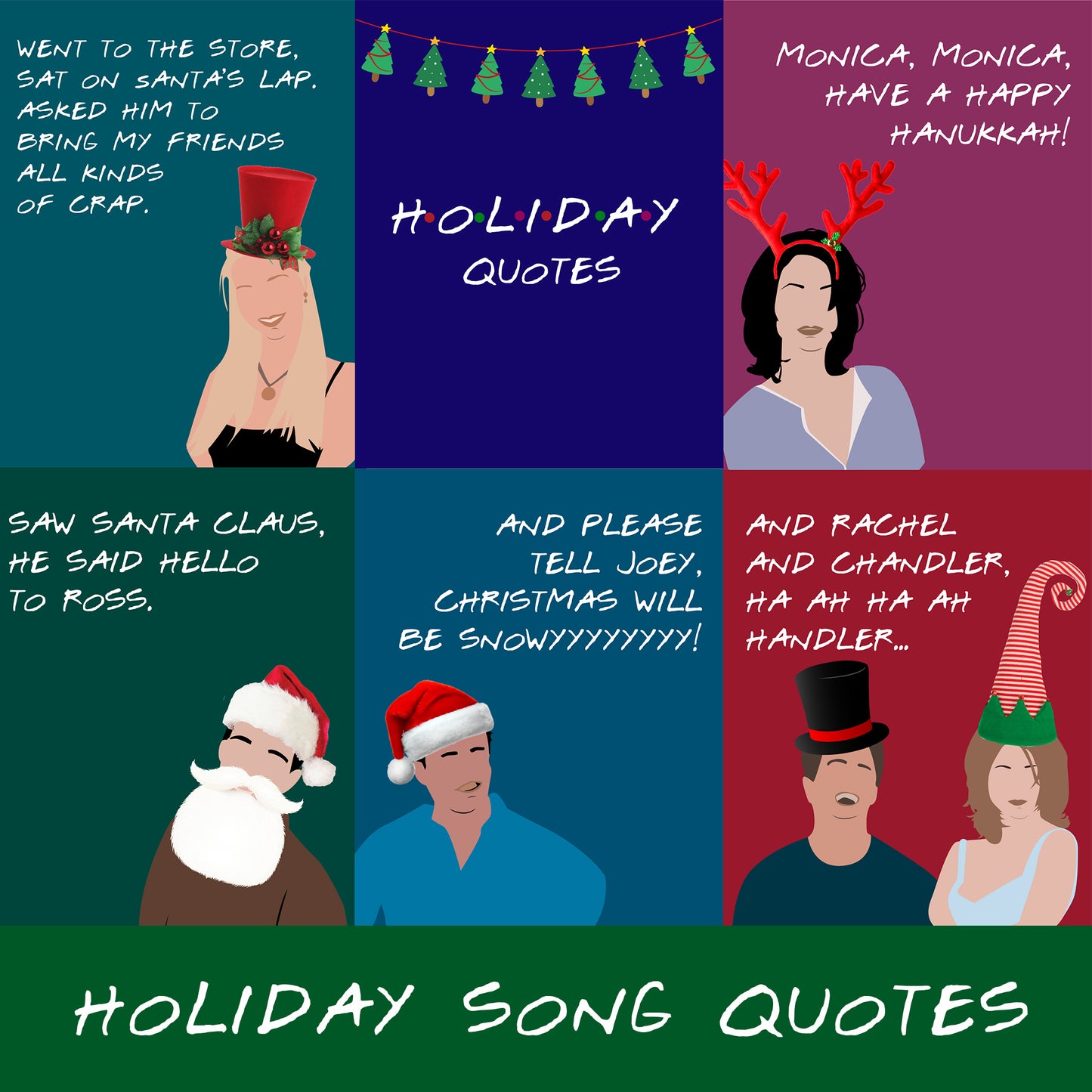 Friends Holiday Quotes Printables