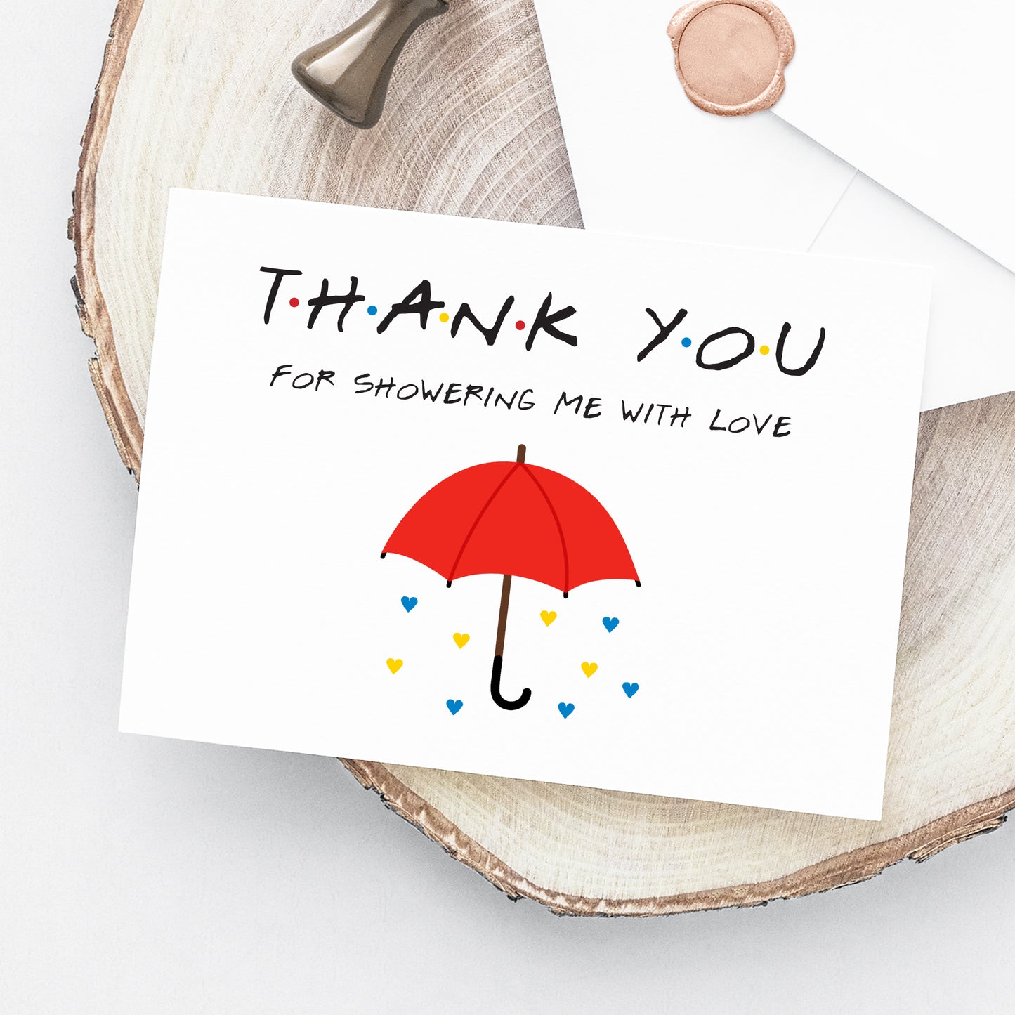 Friends Thank You Card Printable