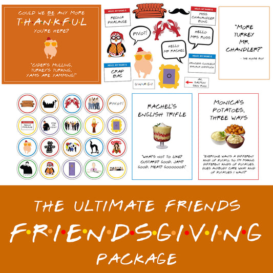 The Ultimate Friends Thanksgiving Printable Package