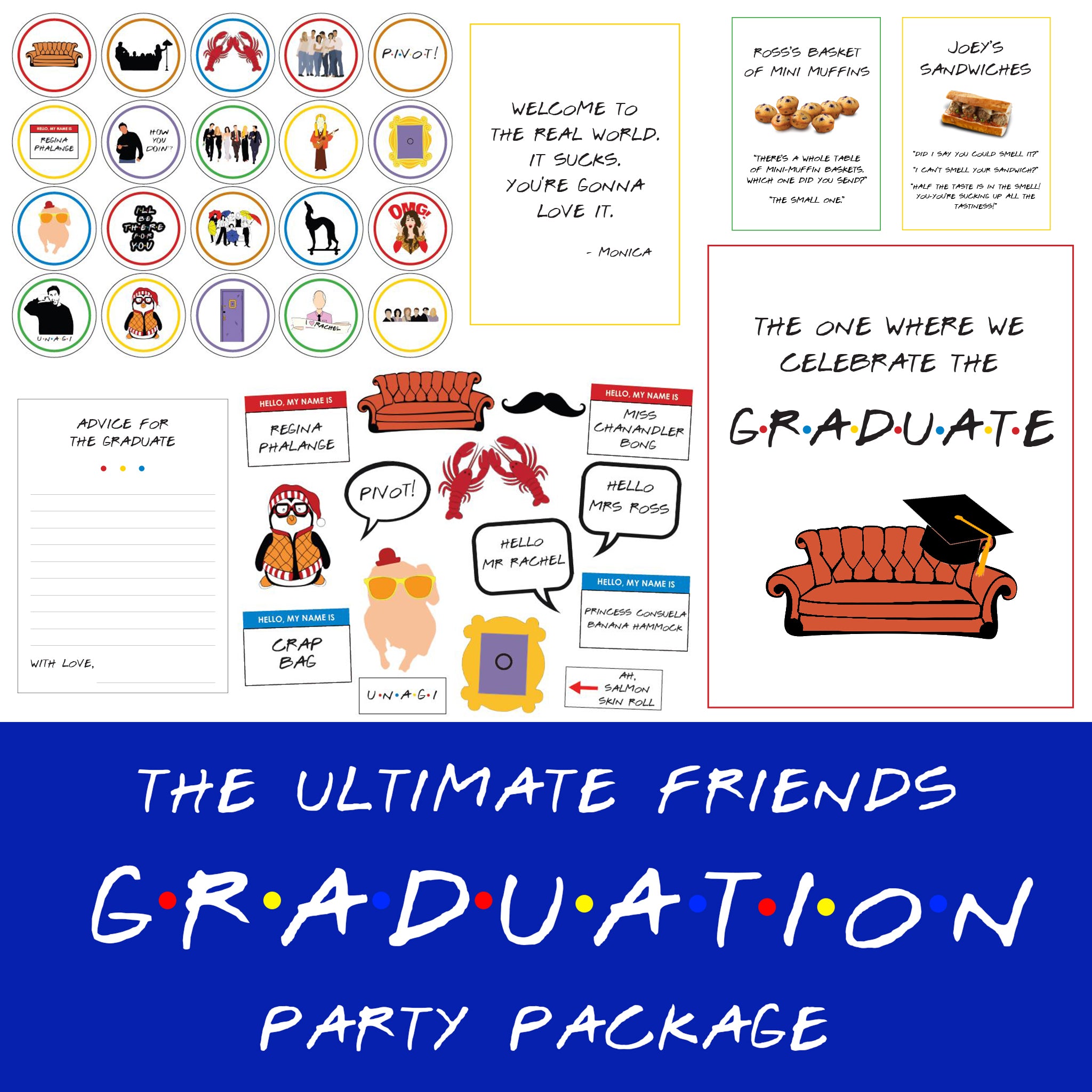 The Ultimate Friends Graduation Party Package – awdesignsprintables