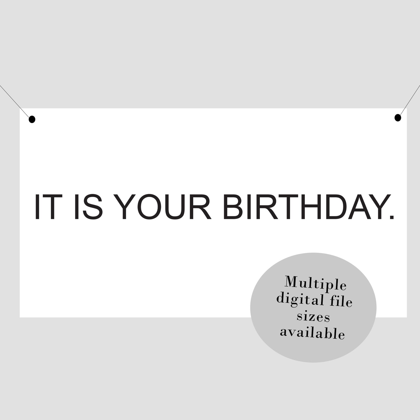 Office It Is Your Birthday Banner Printables