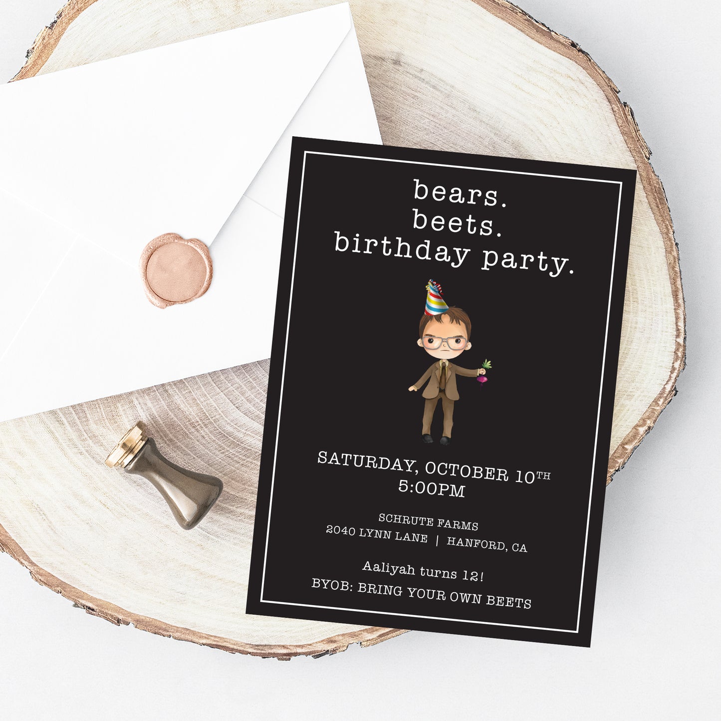 Office Birthday Party Invitation Printable