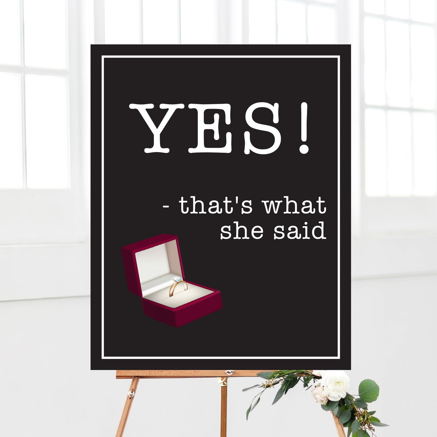 Office Bridal Shower Yes That's What She Said Welcome Sign Printable