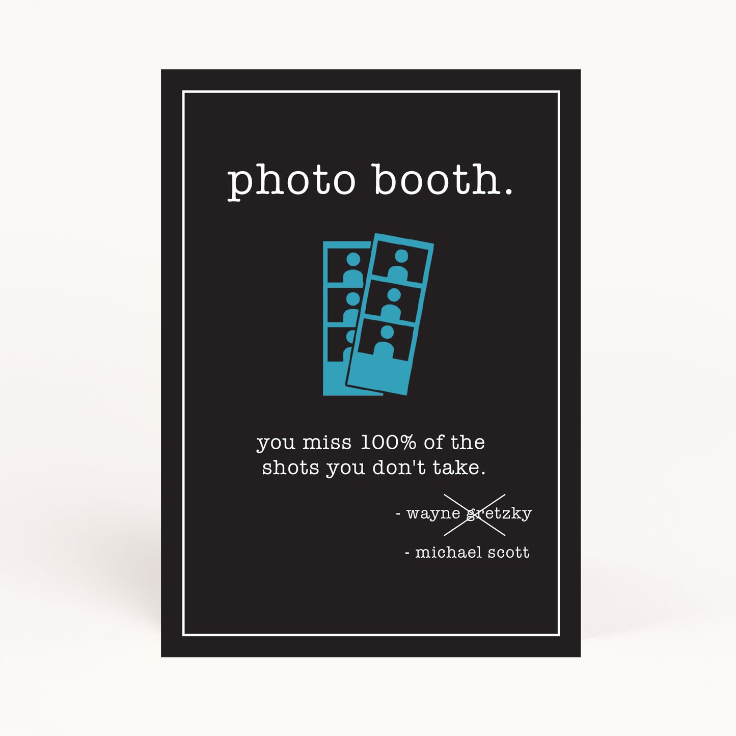 Office Party Photo Booth Sign Printable