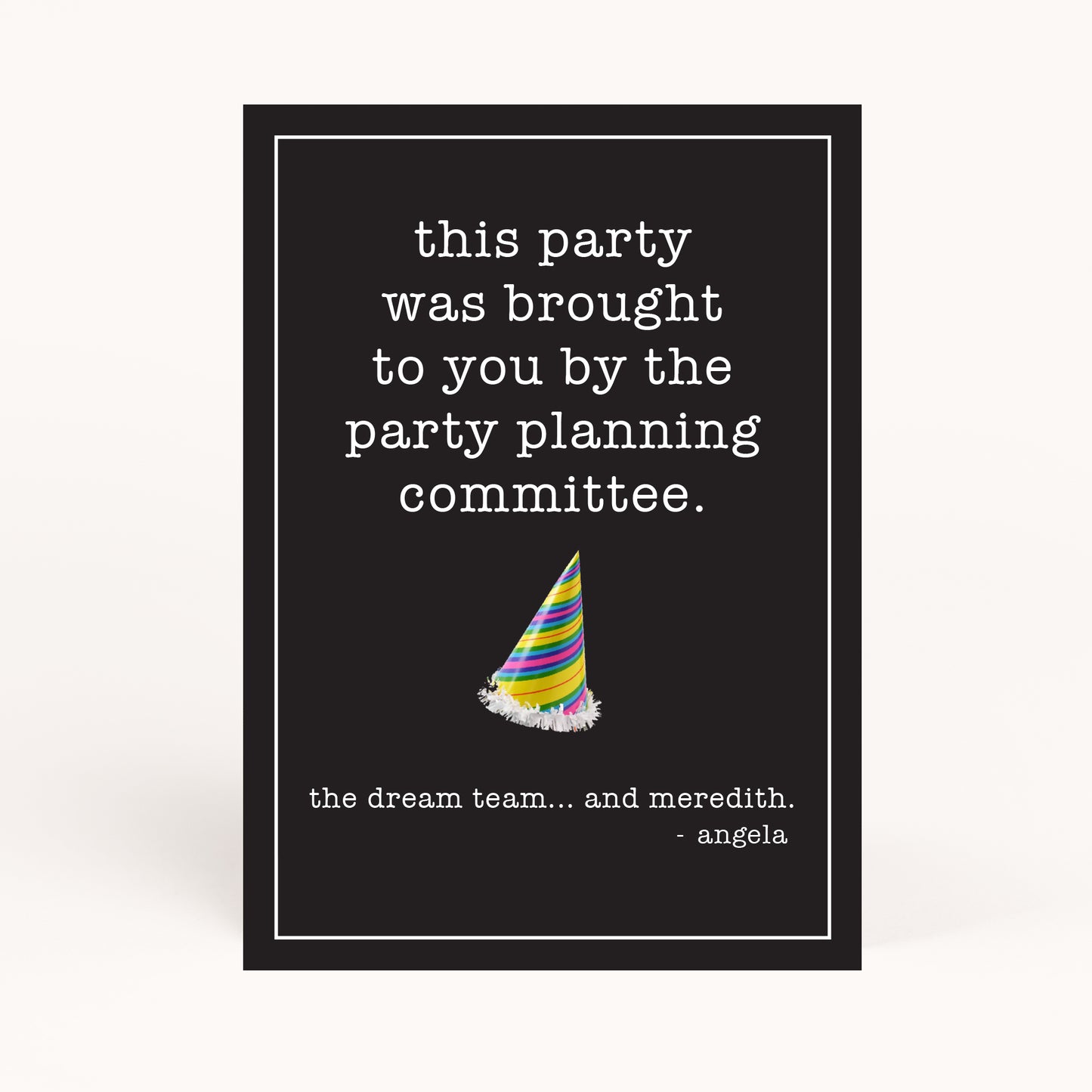 Office Party Planning Committee Printable