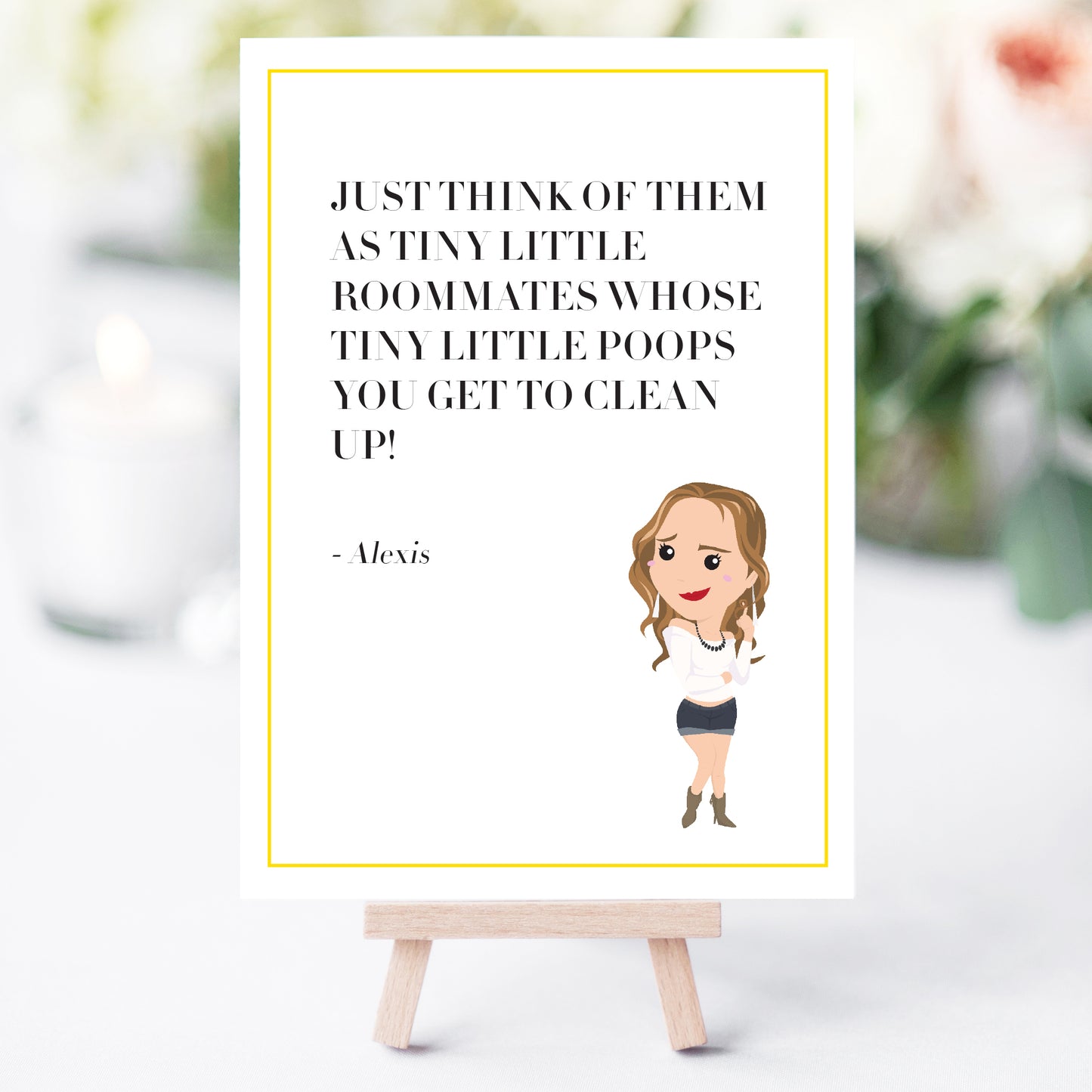 Schitts Baby Shower Quotes Printable