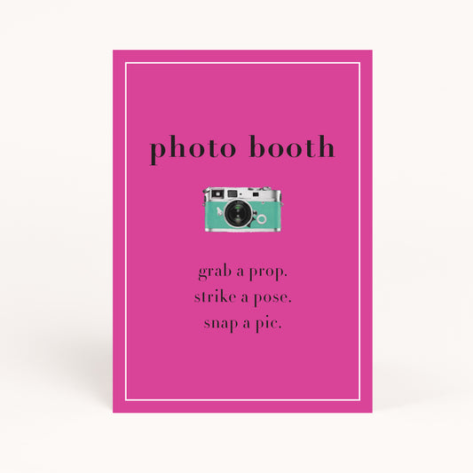 Sex and the City Bachelorette Party Photo Booth Sign Printable