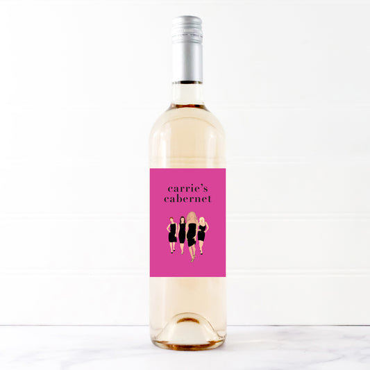 Sex and the City Bachelorette Party Wine Label Printables