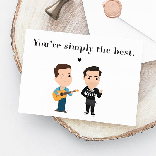 Schitts Thank You Card Printable - David and Patrick