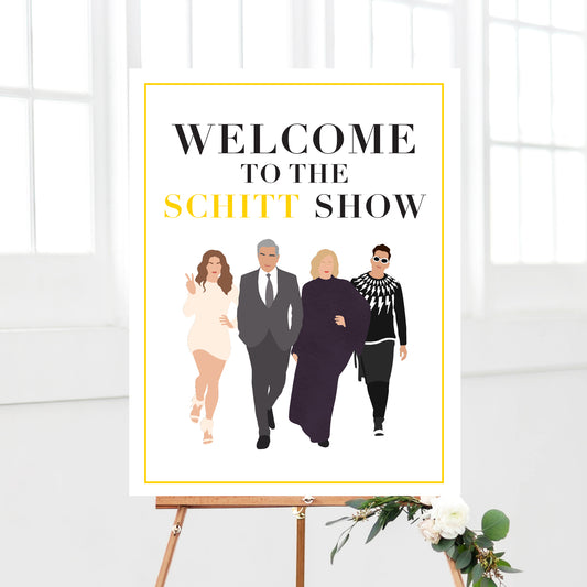Schitts Party Welcome Sign Printable