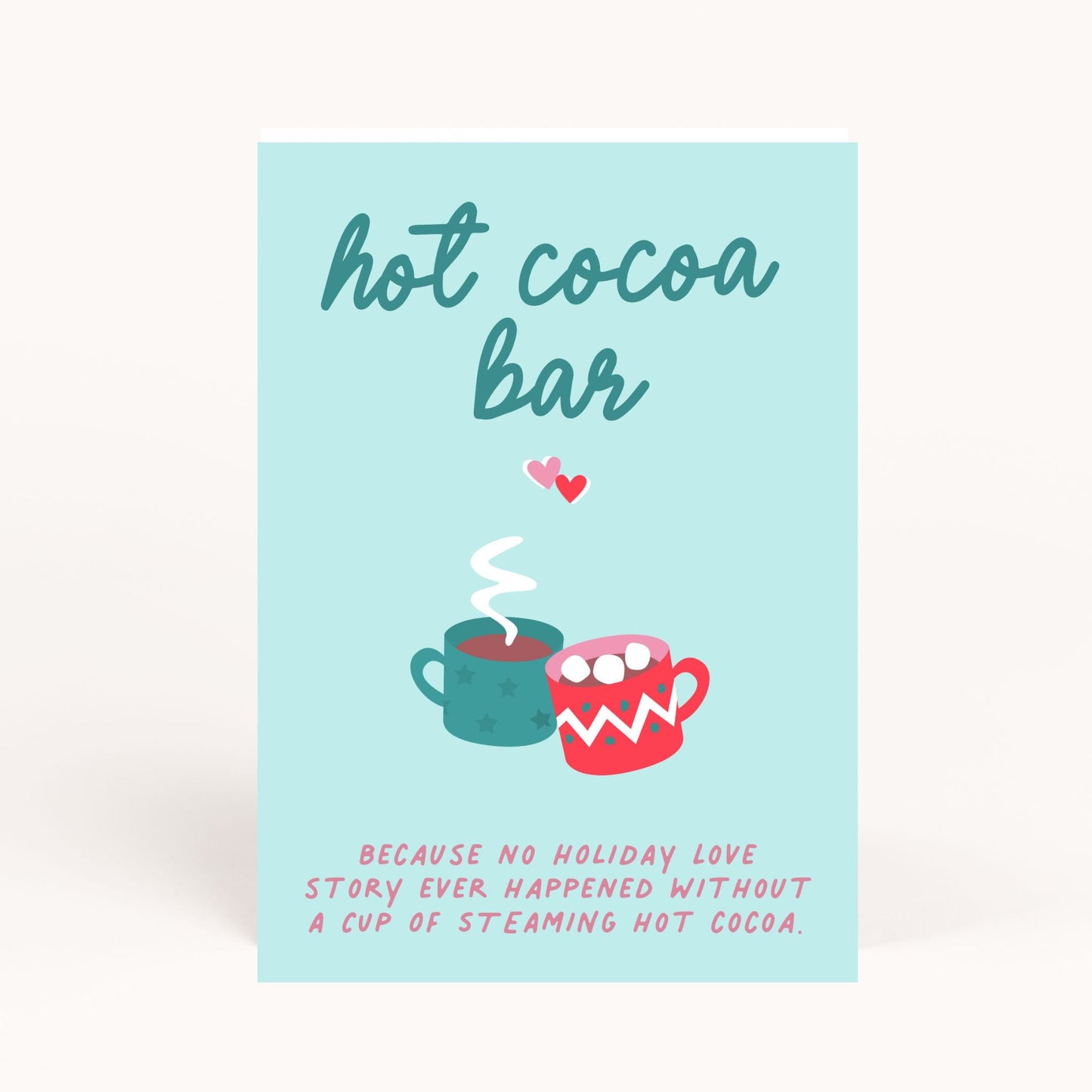 Romantic Christmas Movie Party Hot Cocoa Bar Printable