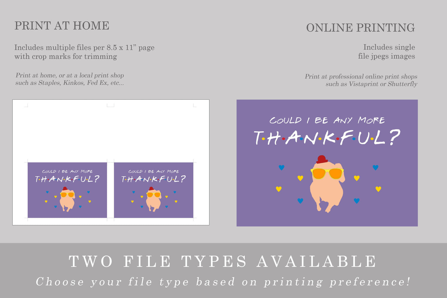 Friends Thank You Card Printable