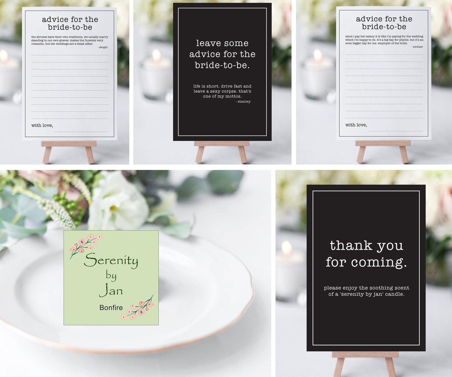 The Ultimate Office Bridal Shower Printable Package