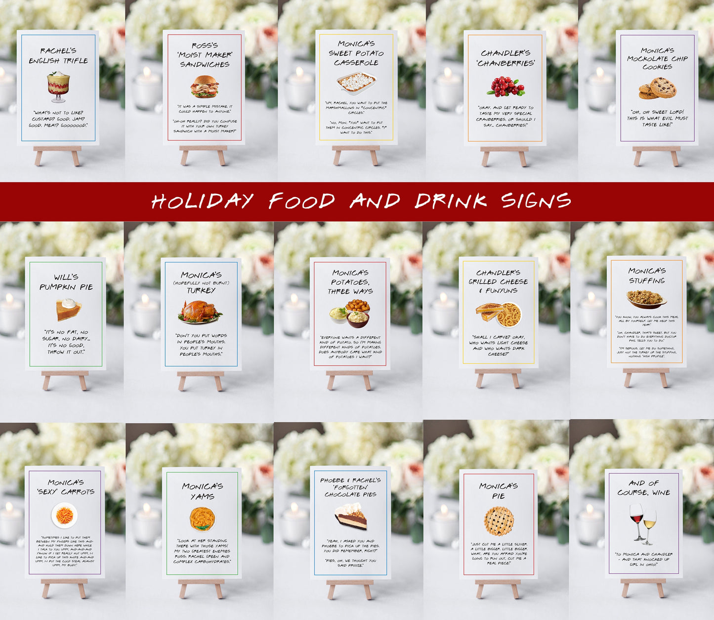 The Ultimate Friends Holiday Party Printable Package